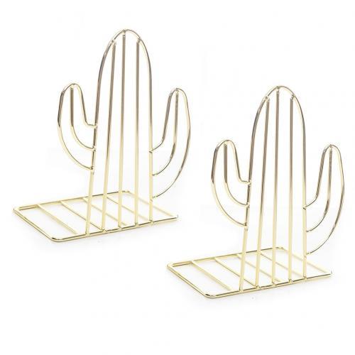Cactus Metal Bookends