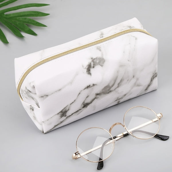 Marble Print Pencil Case