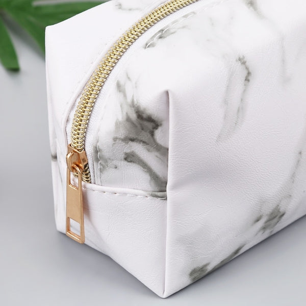 Marble Print Pencil Case