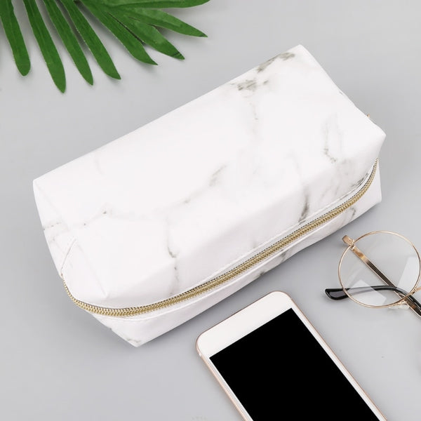 Marble Print Pencil Case