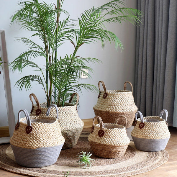 Bamboo Seagrass Storage Basket