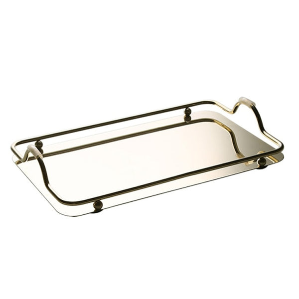 Metallic Mirrored Tray