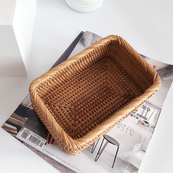 Handwoven Rattan Basket