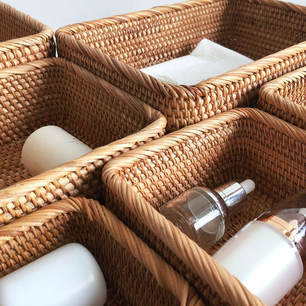 Handwoven Rattan Basket