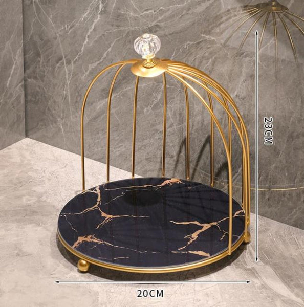 Black marble & gold