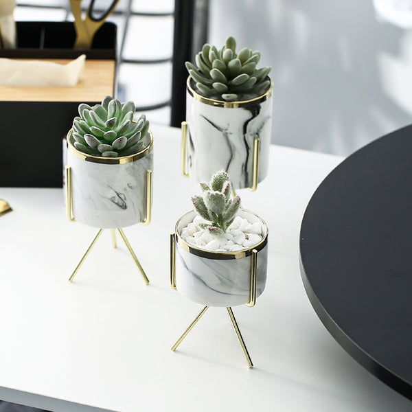 Ceramic Marble Planters