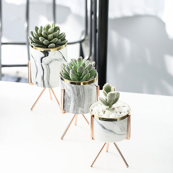 Ceramic Marble Planters