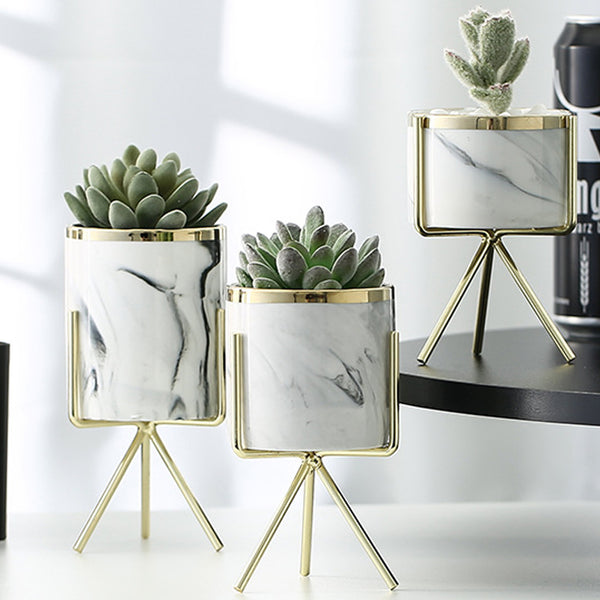 Ceramic Marble Planters
